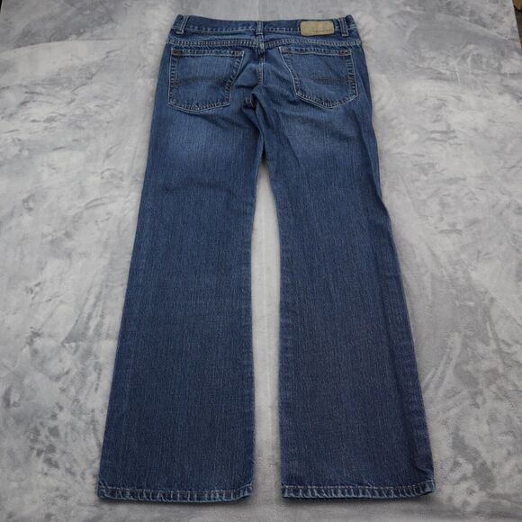 Calvin Klein Pants Womens 32 Blue Bootcut Mid Rise Denim Button Pocket Jeans - Picture 8 of 16